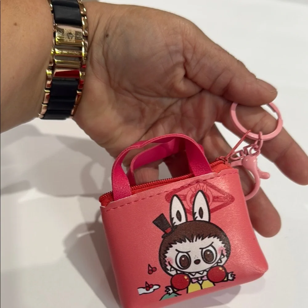 Labubu Mini Tote Coin Bag and Keychain - Picture 5 of 6